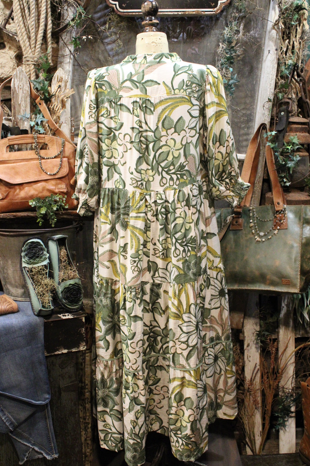 Evergreen Embers Dress