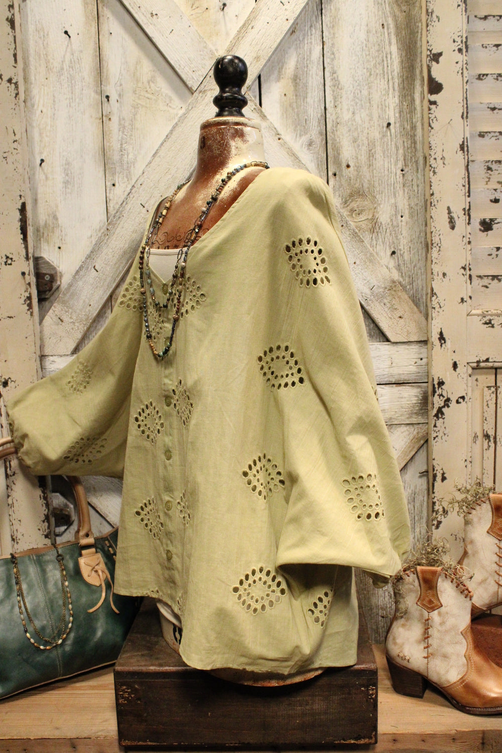 Restless Olive Blouse