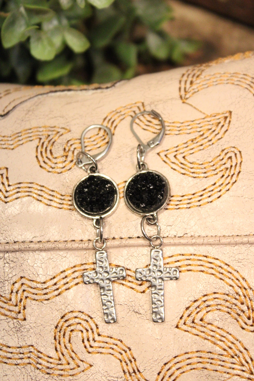 Midnight Cross Necklace