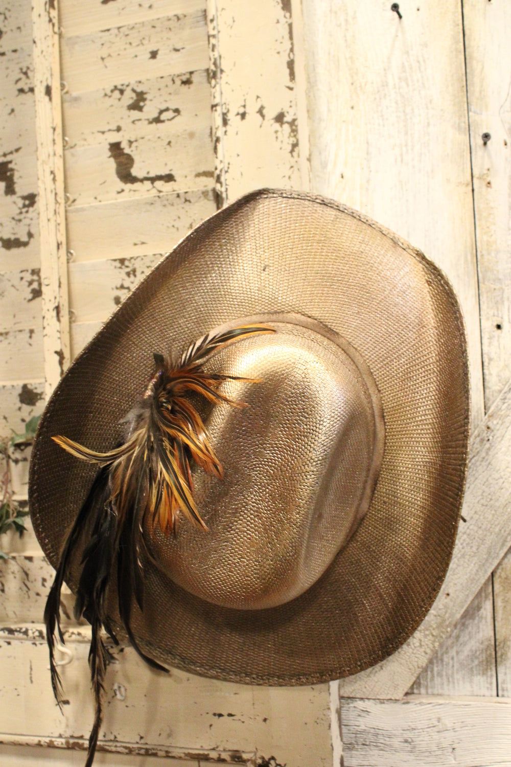 Golden Wheat Straw Hat