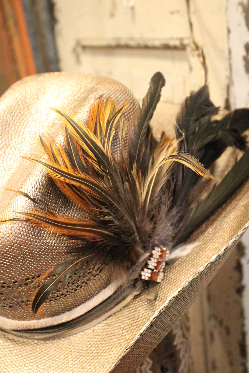 Golden Wheat Straw Hat