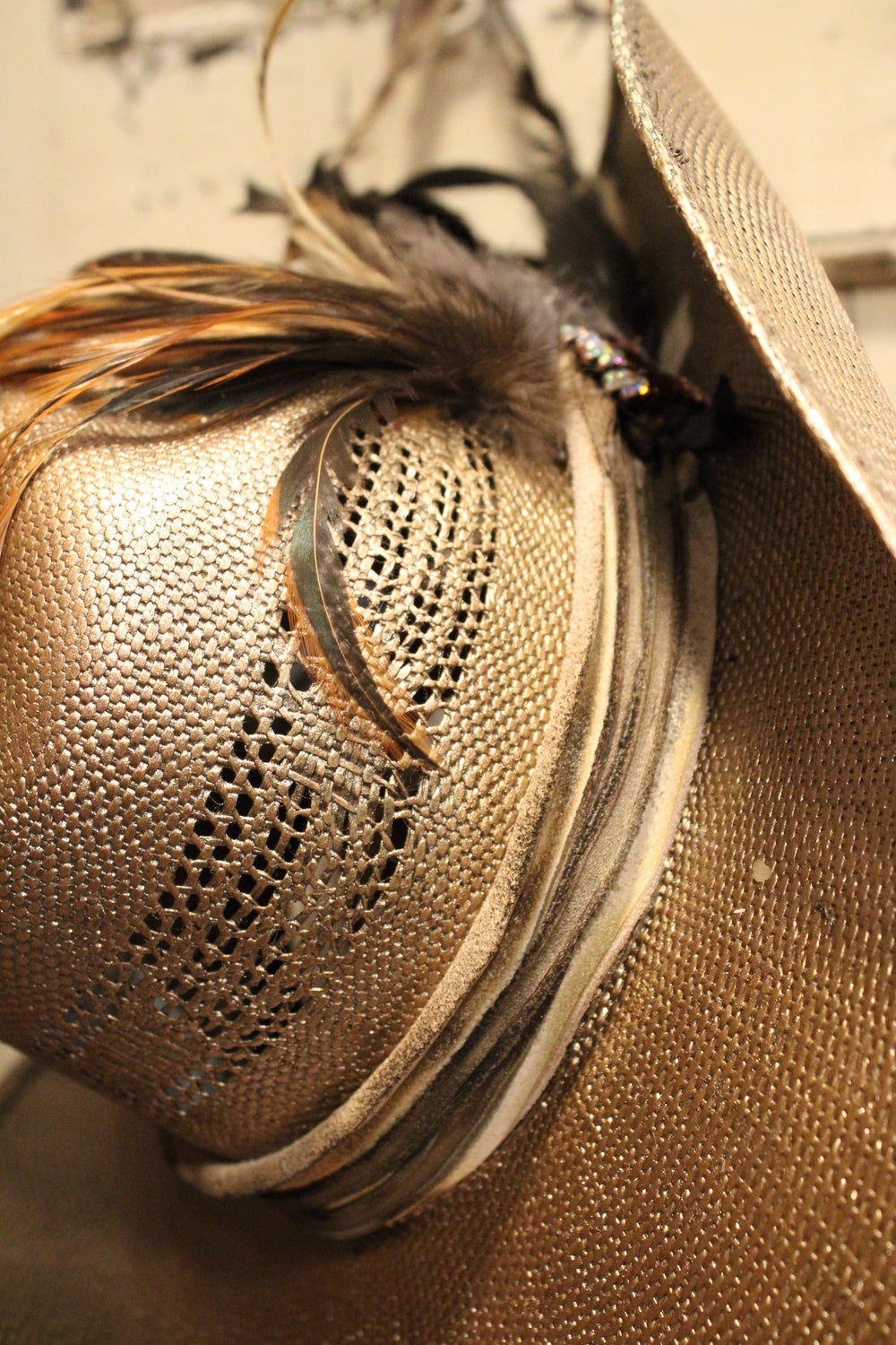 Golden Wheat Straw Hat