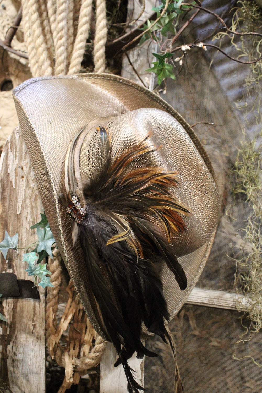 Golden Wheat Straw Hat