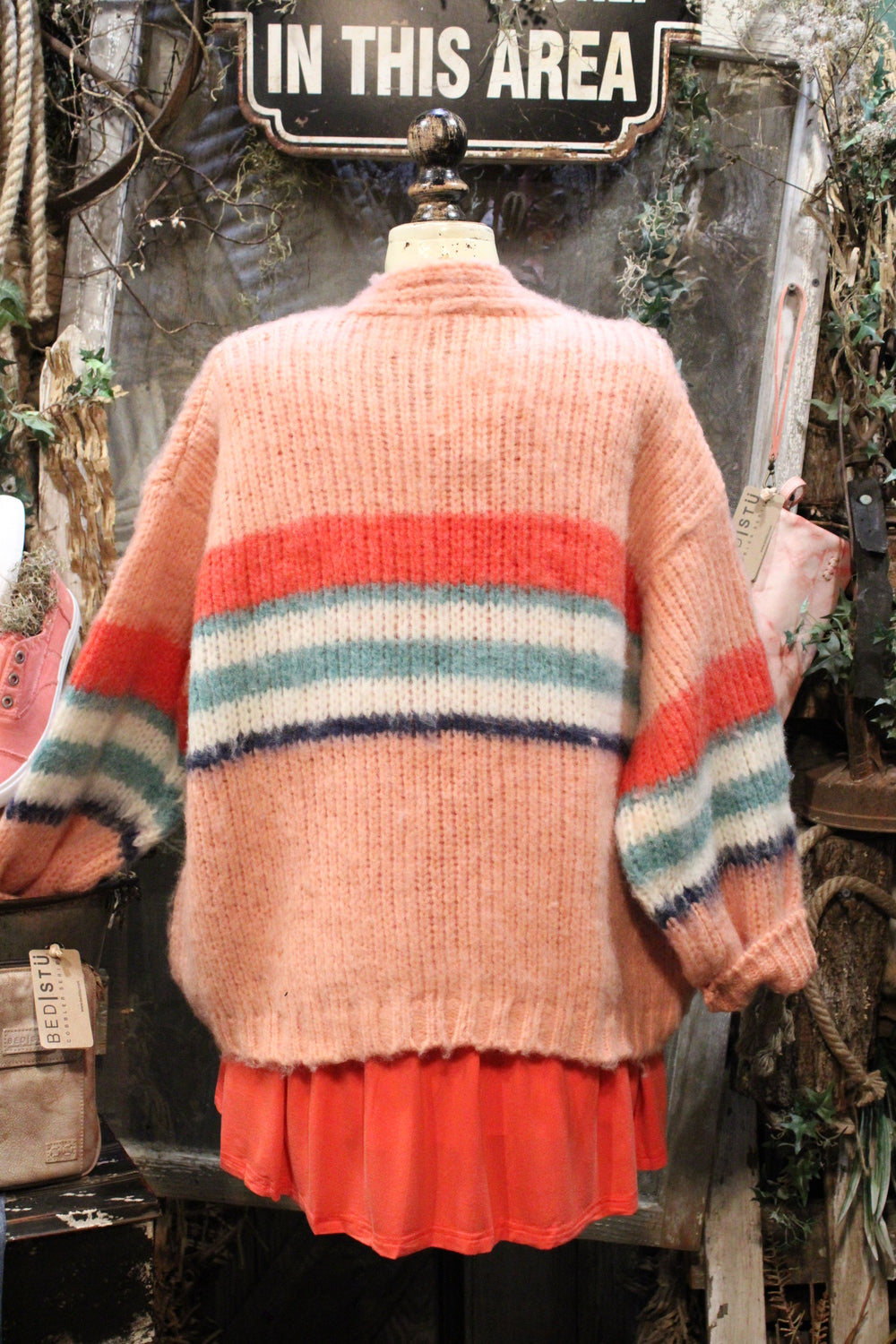 Woven Dreams Coral Cardigan