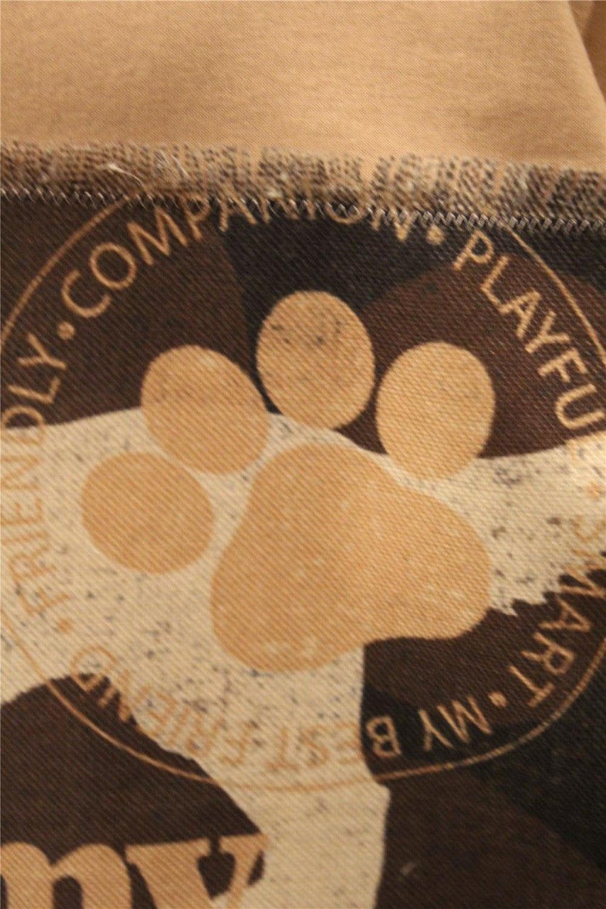 Women's Distressed Casual Tee With Love My Golden Panel