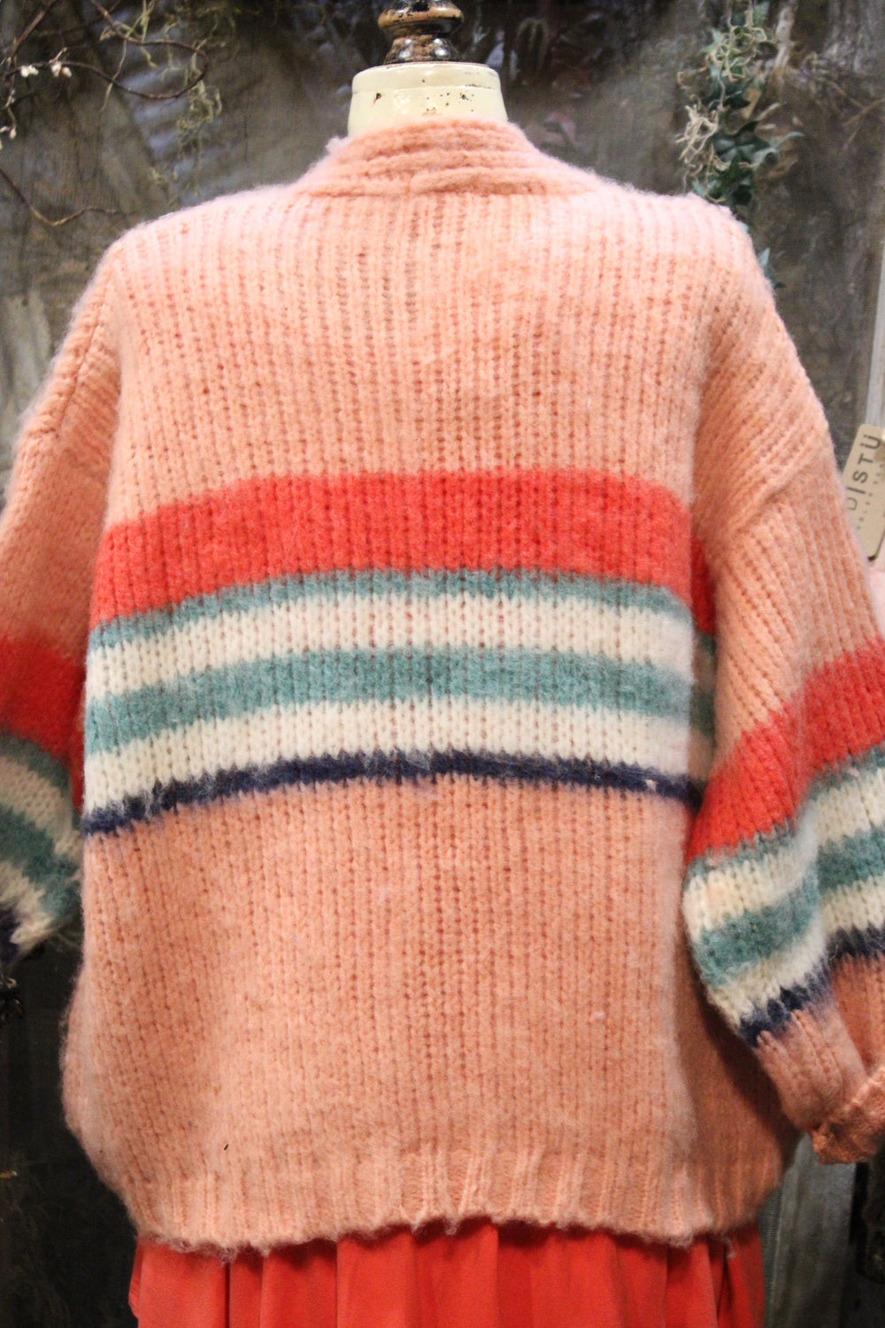 Woven Dreams Coral Cardigan