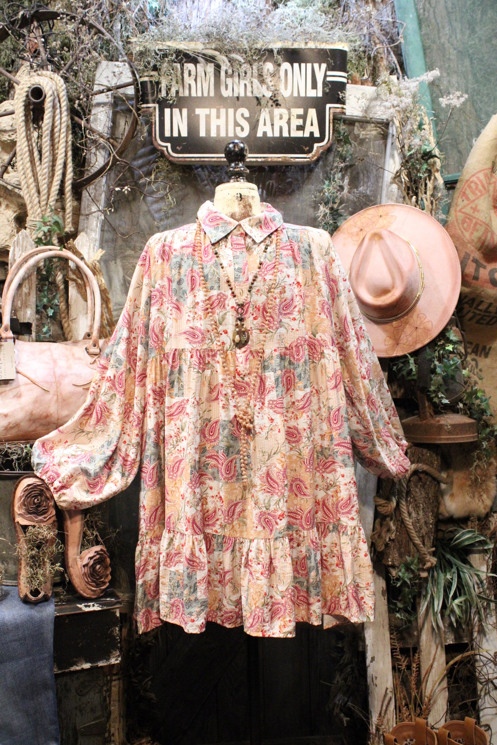 Aspen Fern Paisley Dress