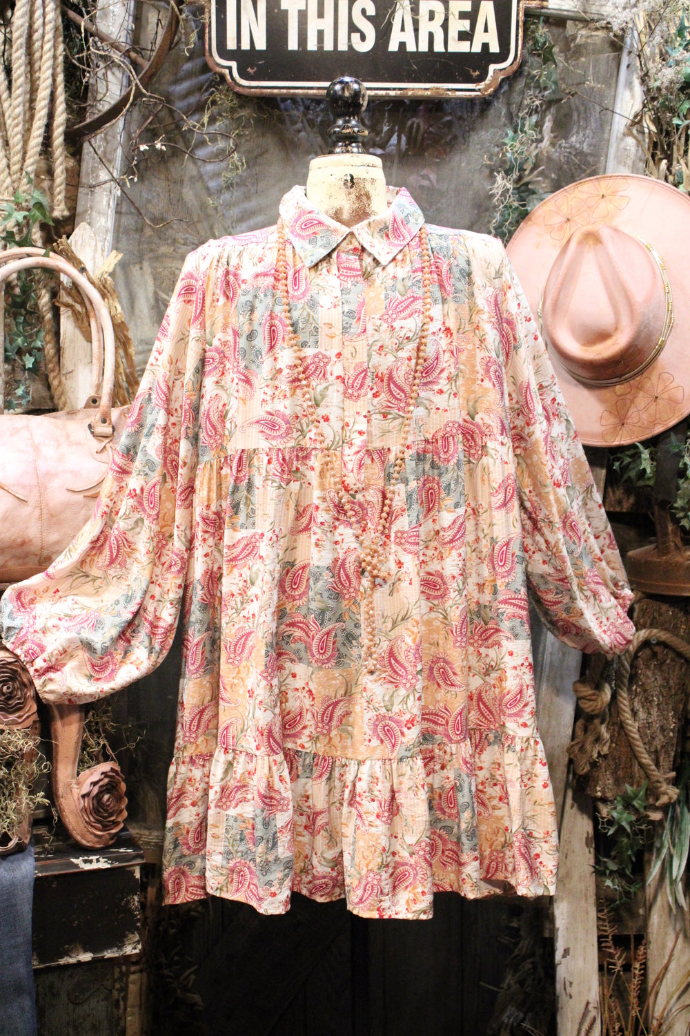 Aspen Fern Paisley Dress