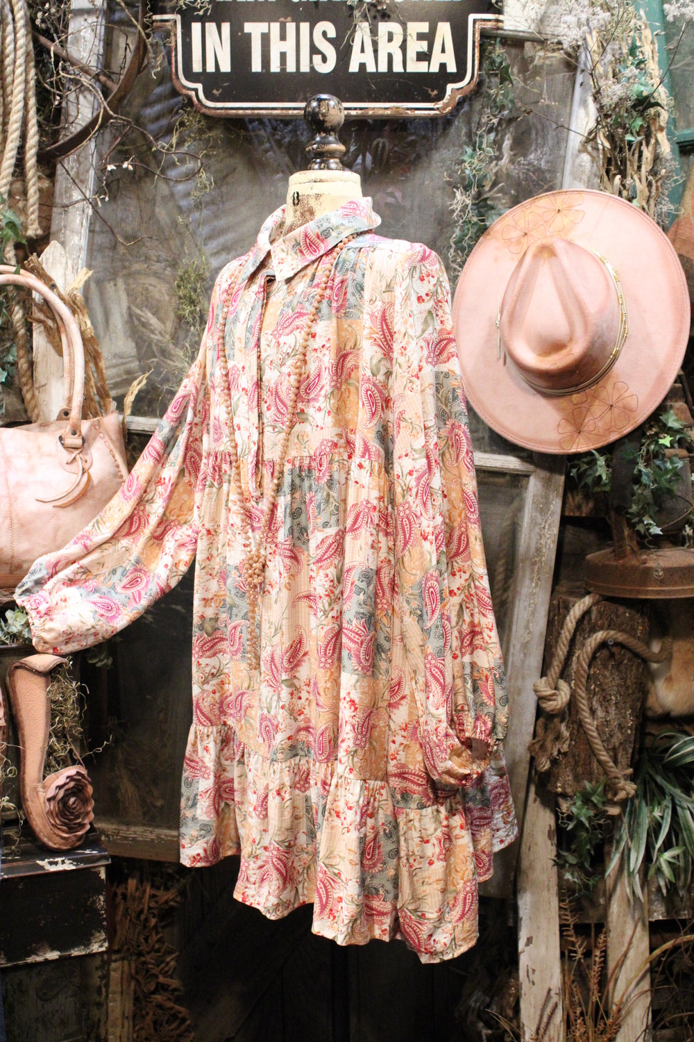 Aspen Fern Paisley Dress