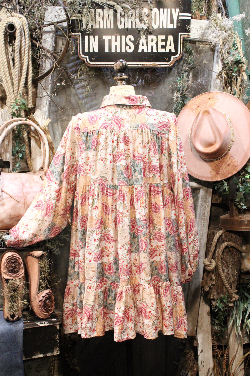 Aspen Fern Paisley Dress
