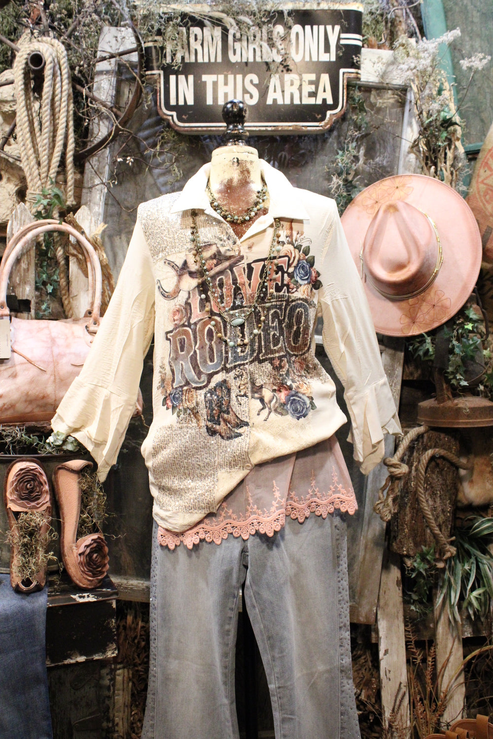 Rodeo Ruffle Blouse Jacket