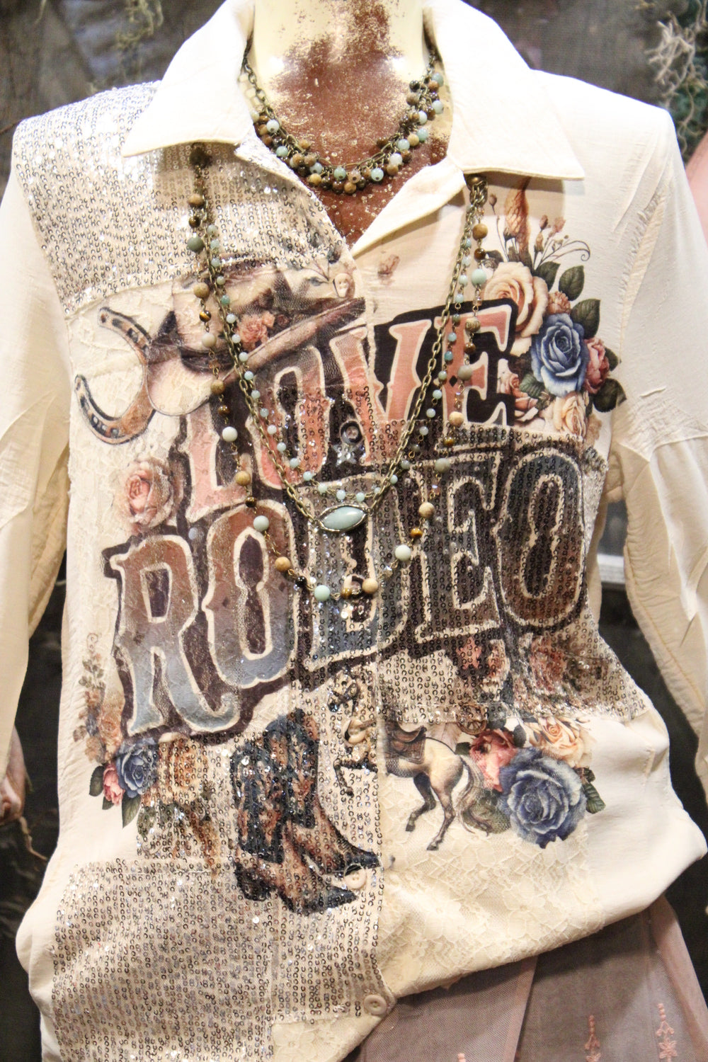 Rodeo Ruffle Blouse Jacket