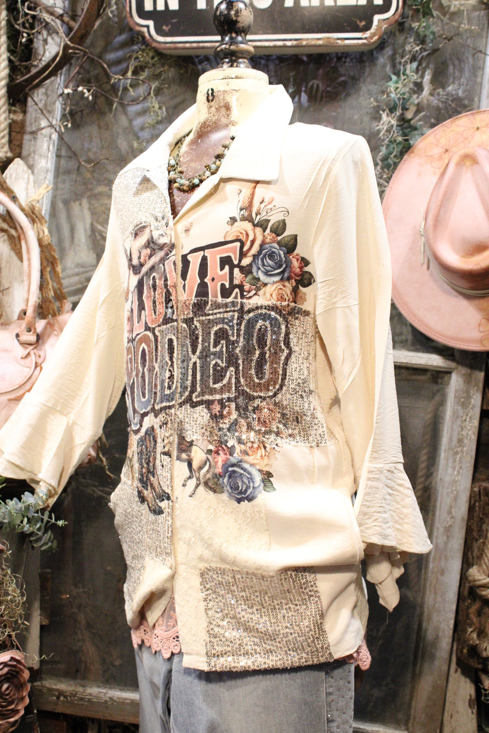 Rodeo Ruffle Blouse Jacket