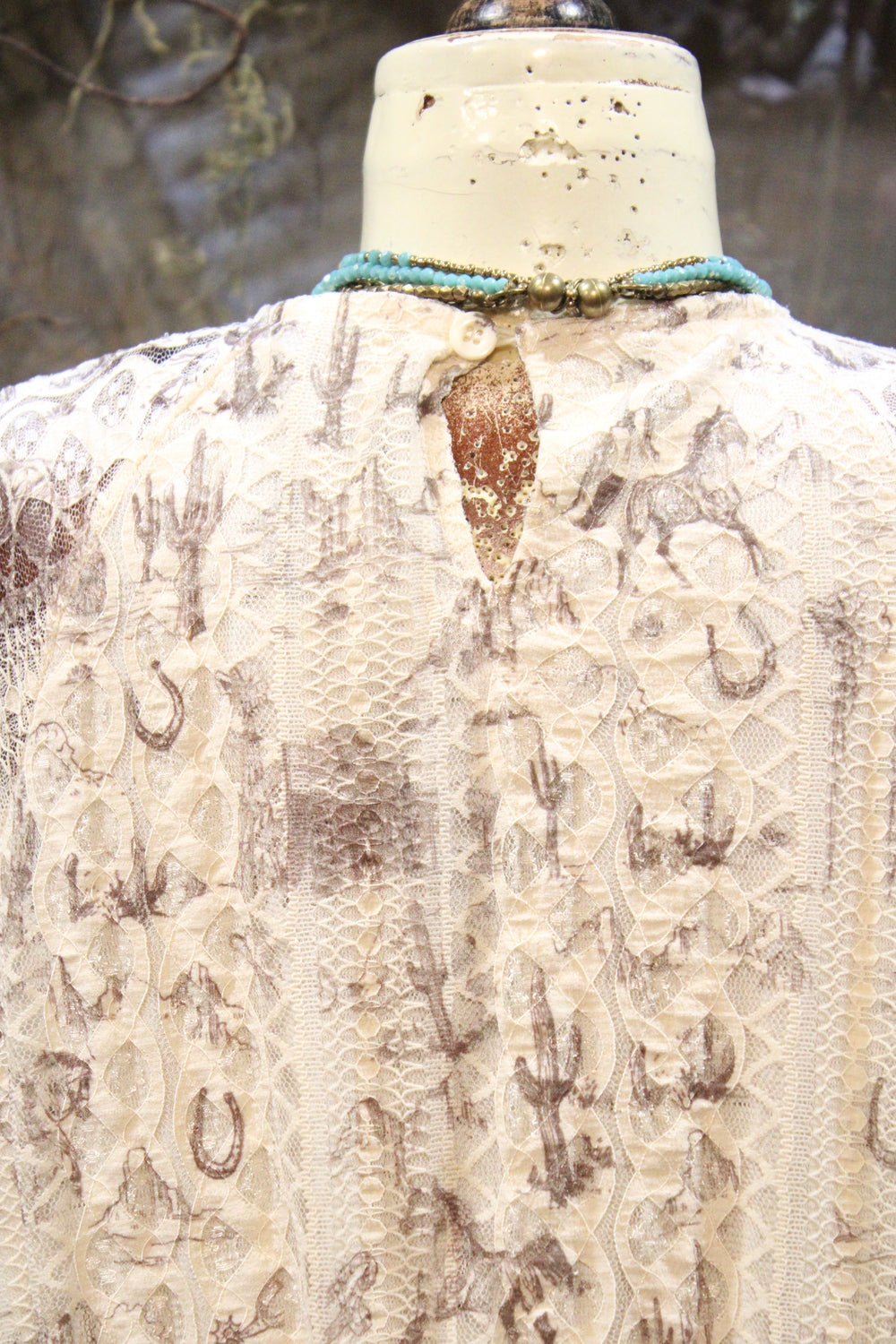 Pop Star Old West Beige Dress
