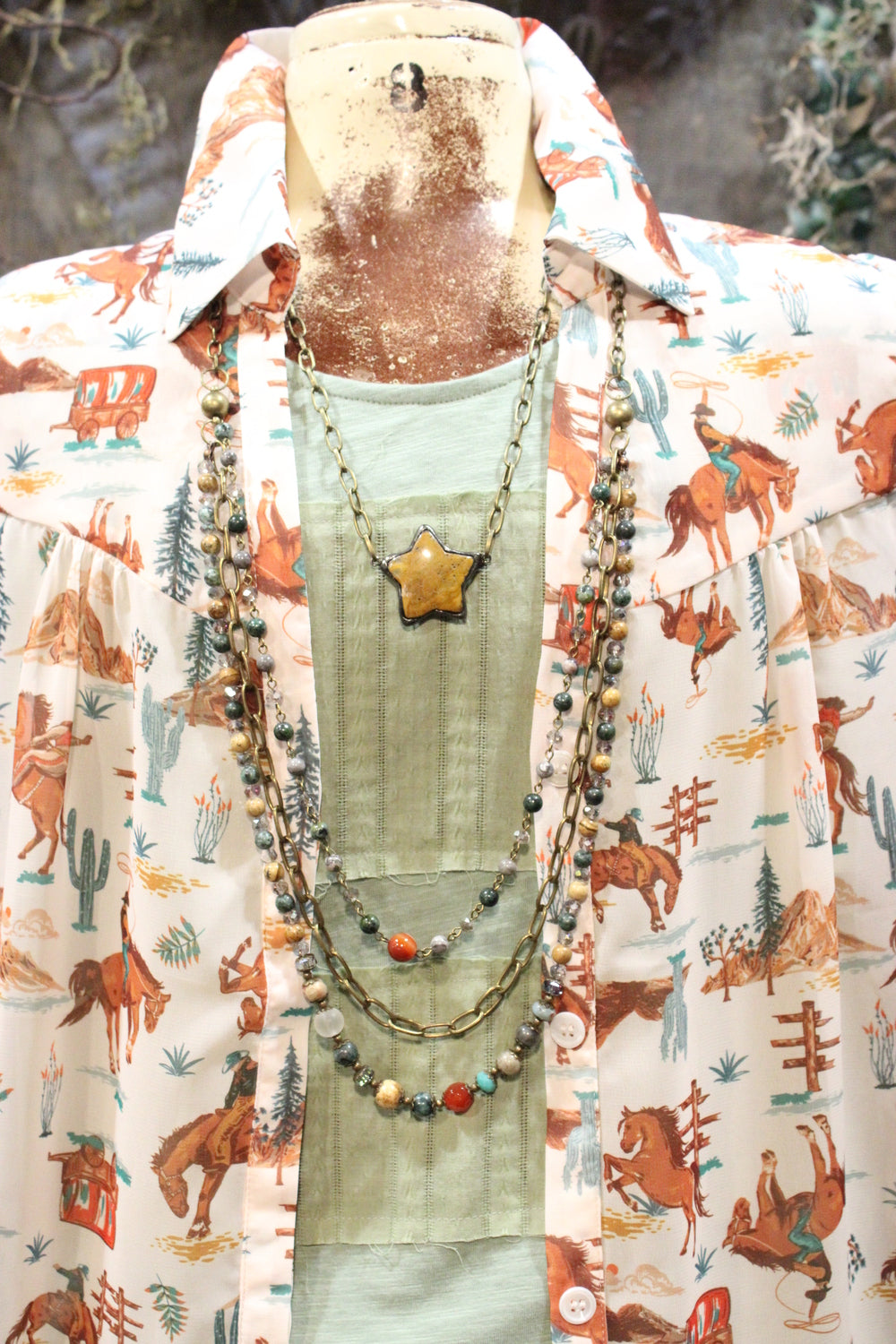 Stagecoach Junction Blouse