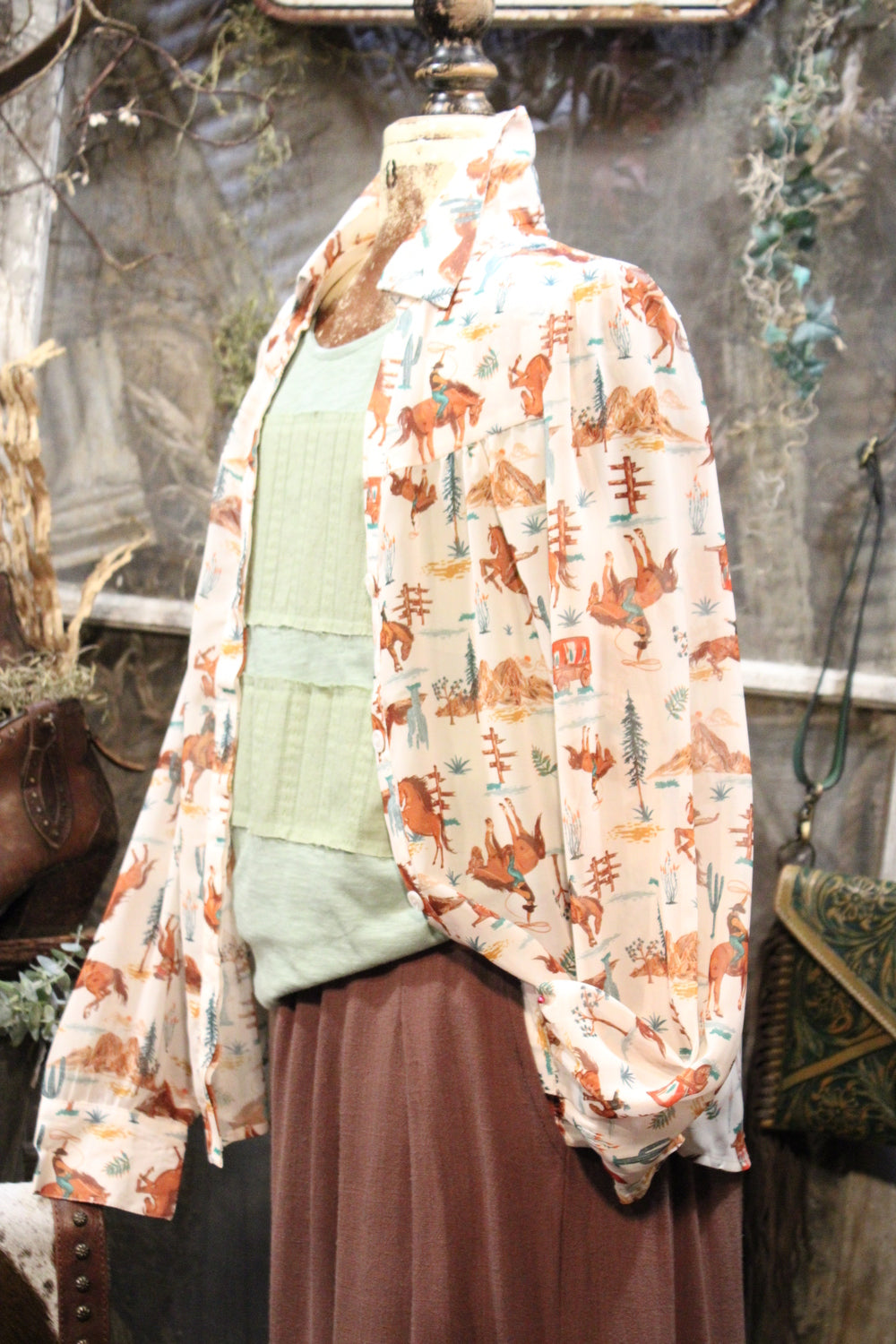 Stagecoach Junction Blouse