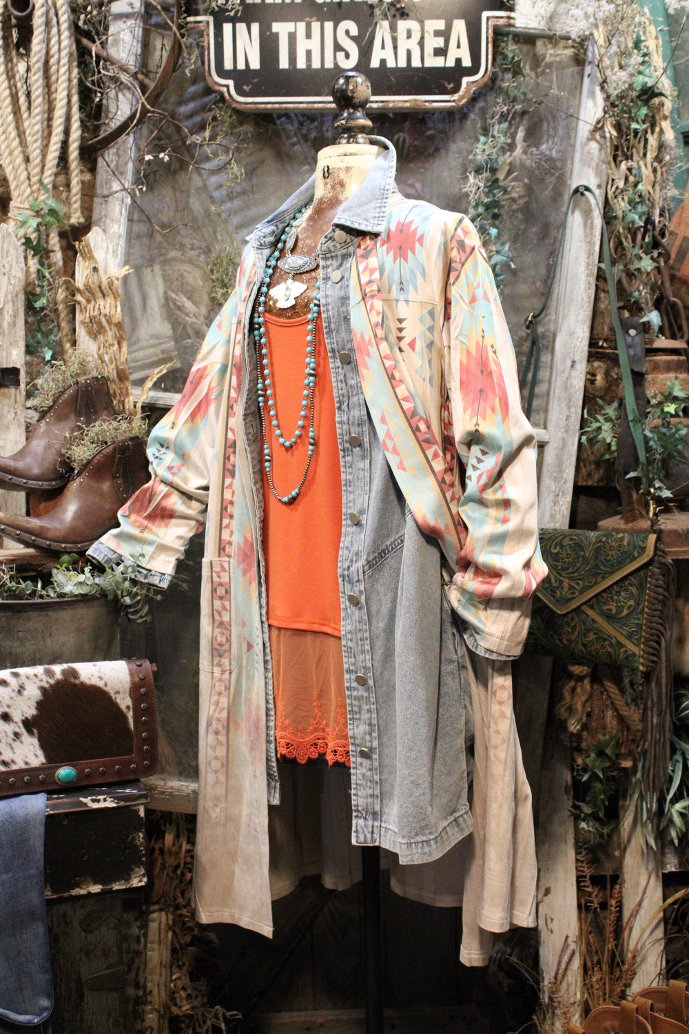 Homestead New Turquoise Duster