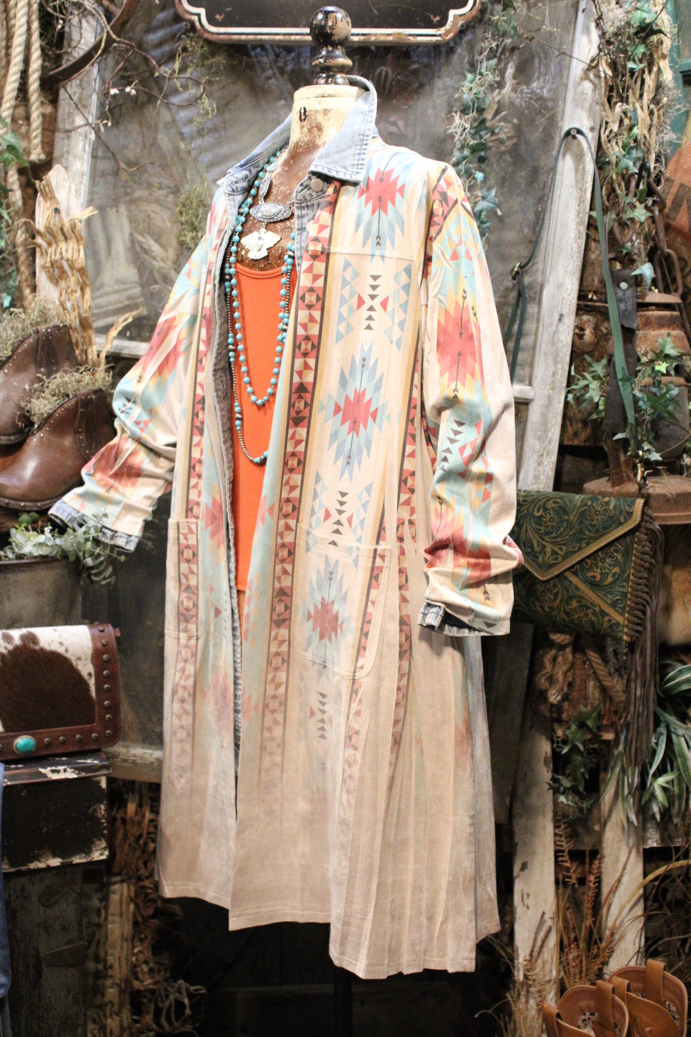 Homestead New Turquoise Duster