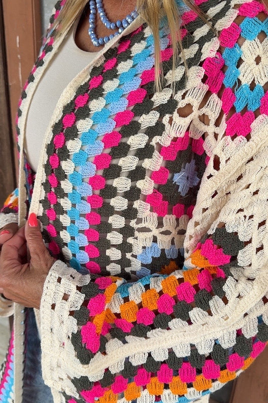 Festival Dreamer Cotton Crochet Duster