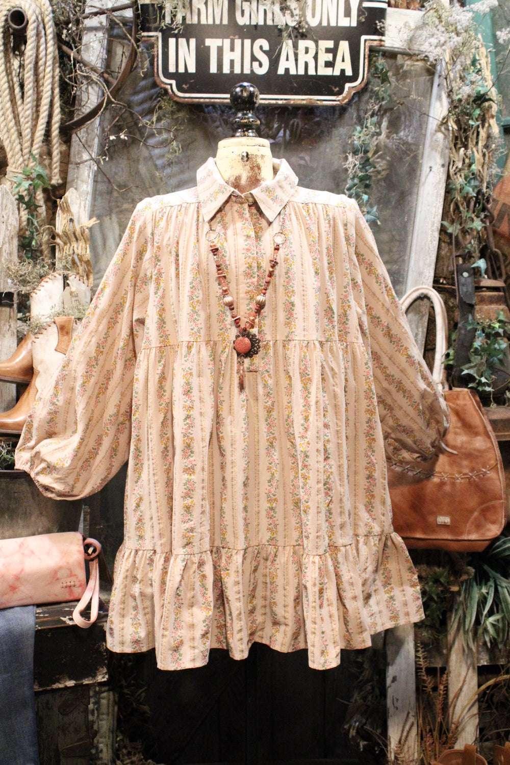 Fine Rose Vine Dress