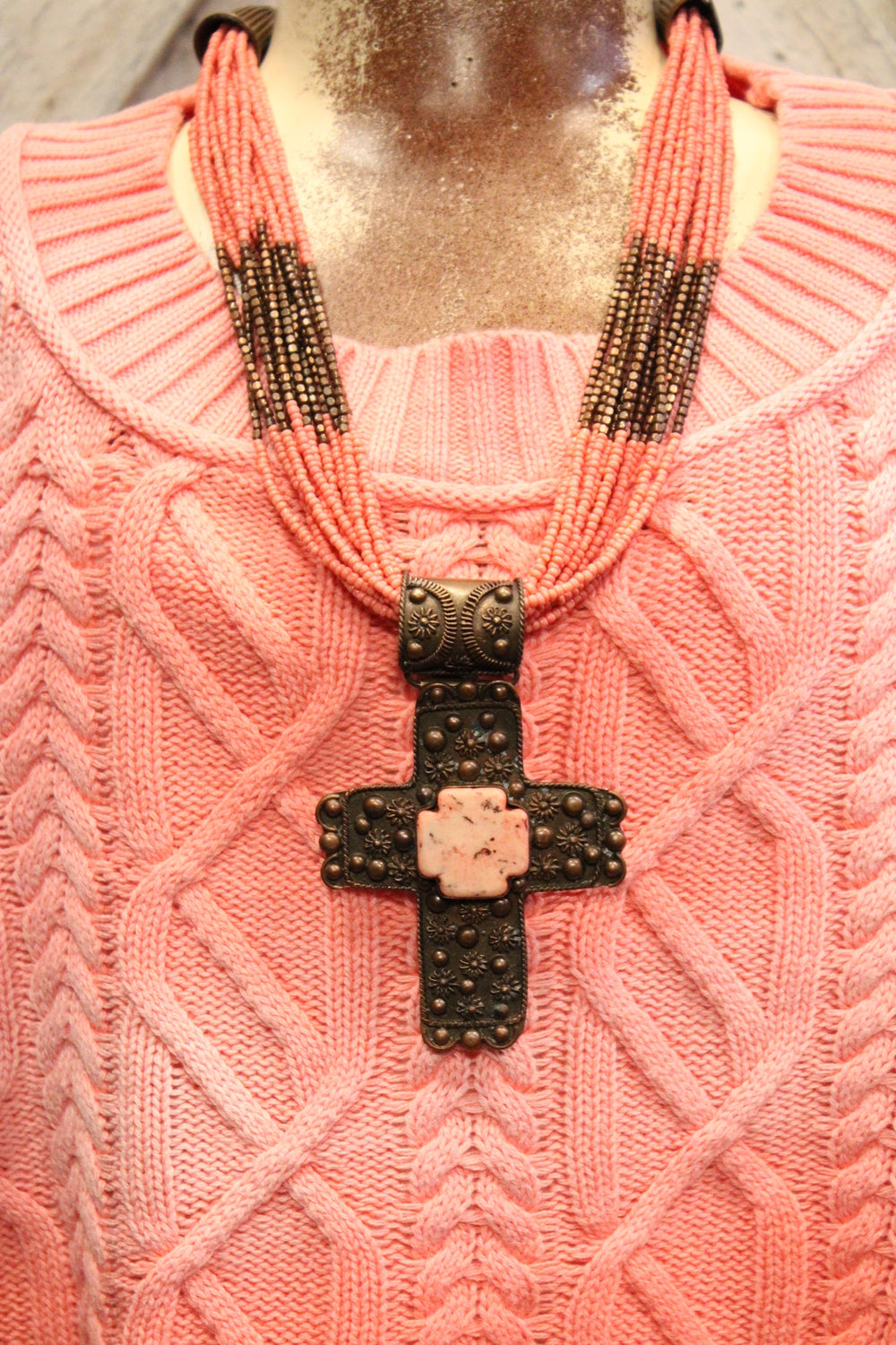 Bubblegum Pop Crop Sweater