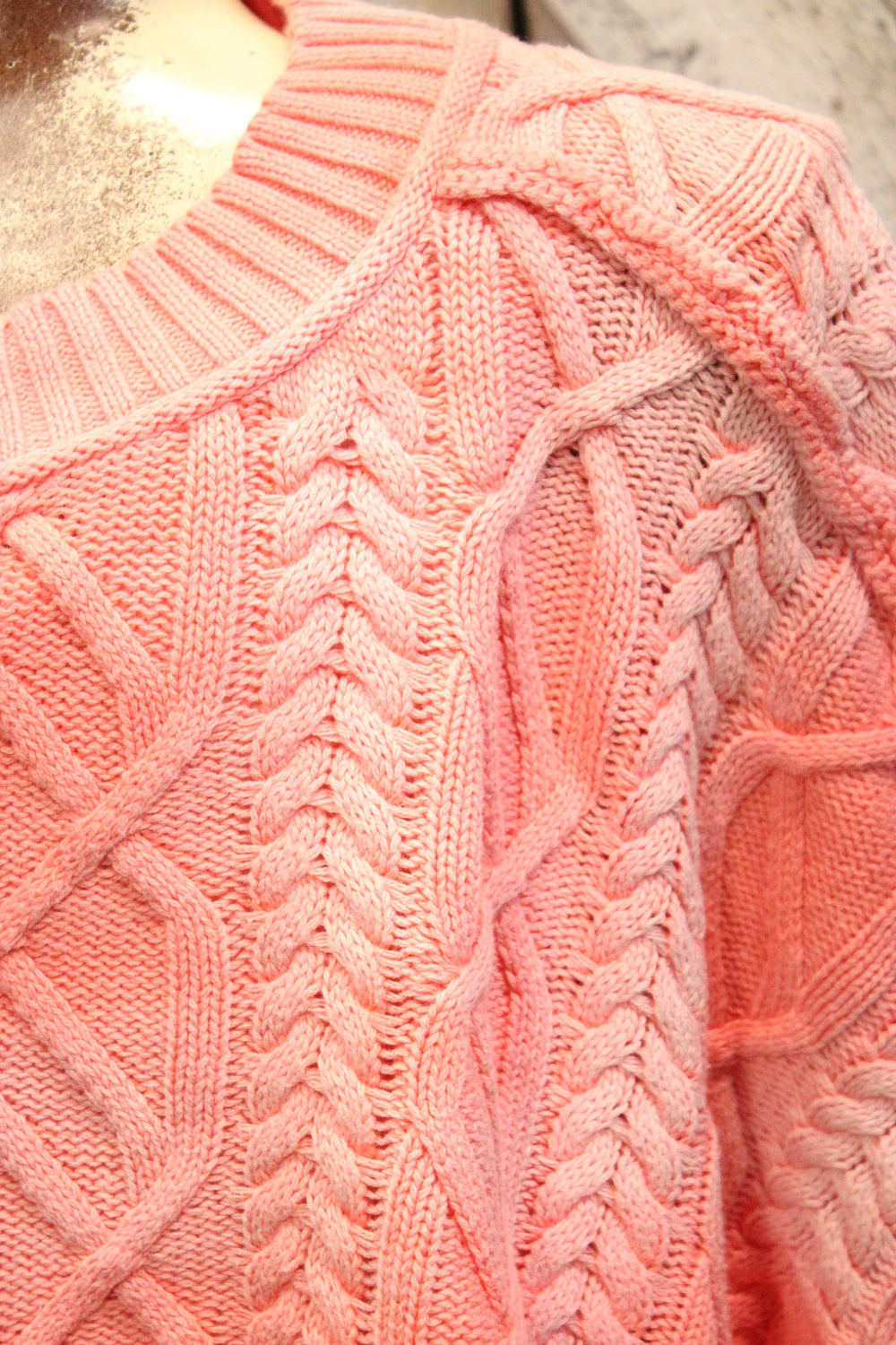 Bubblegum Pop Crop Sweater