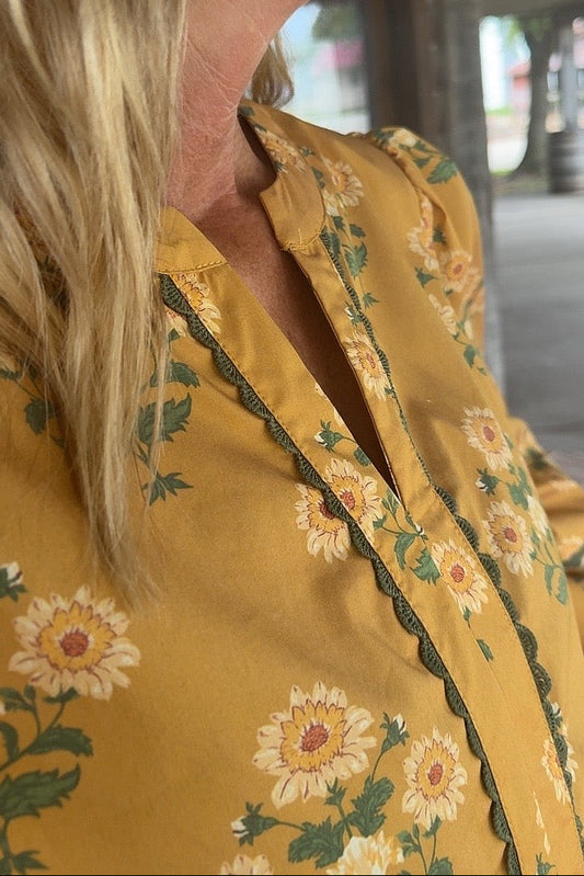 Marigold Meadow Blouse