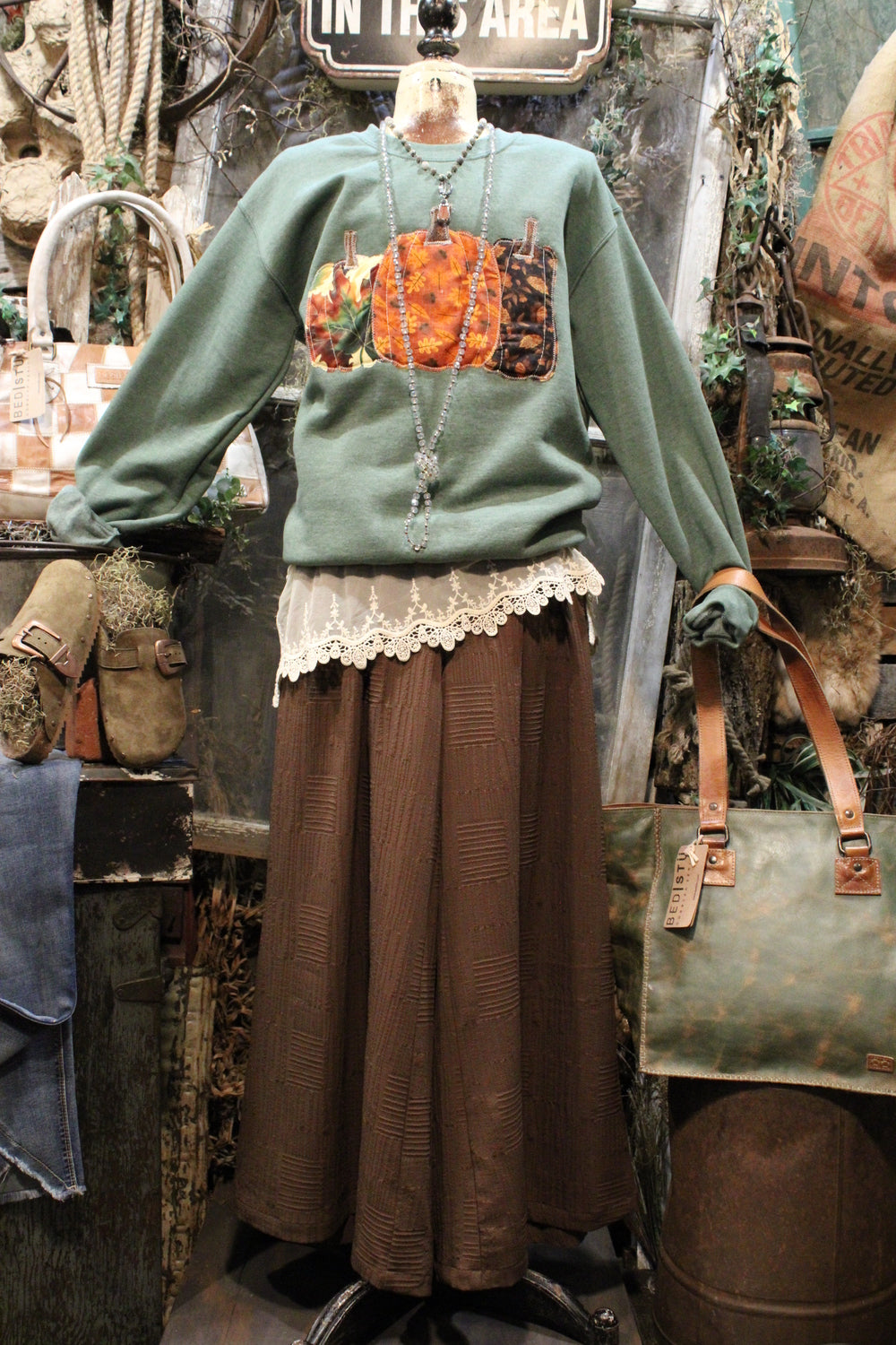 Brown Cow Pants