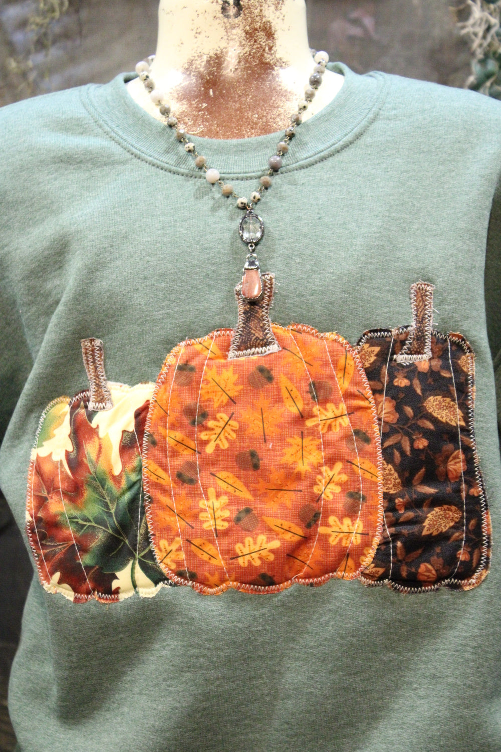 FGO Pick Of The Patch Handmade Applique Sweatshirt