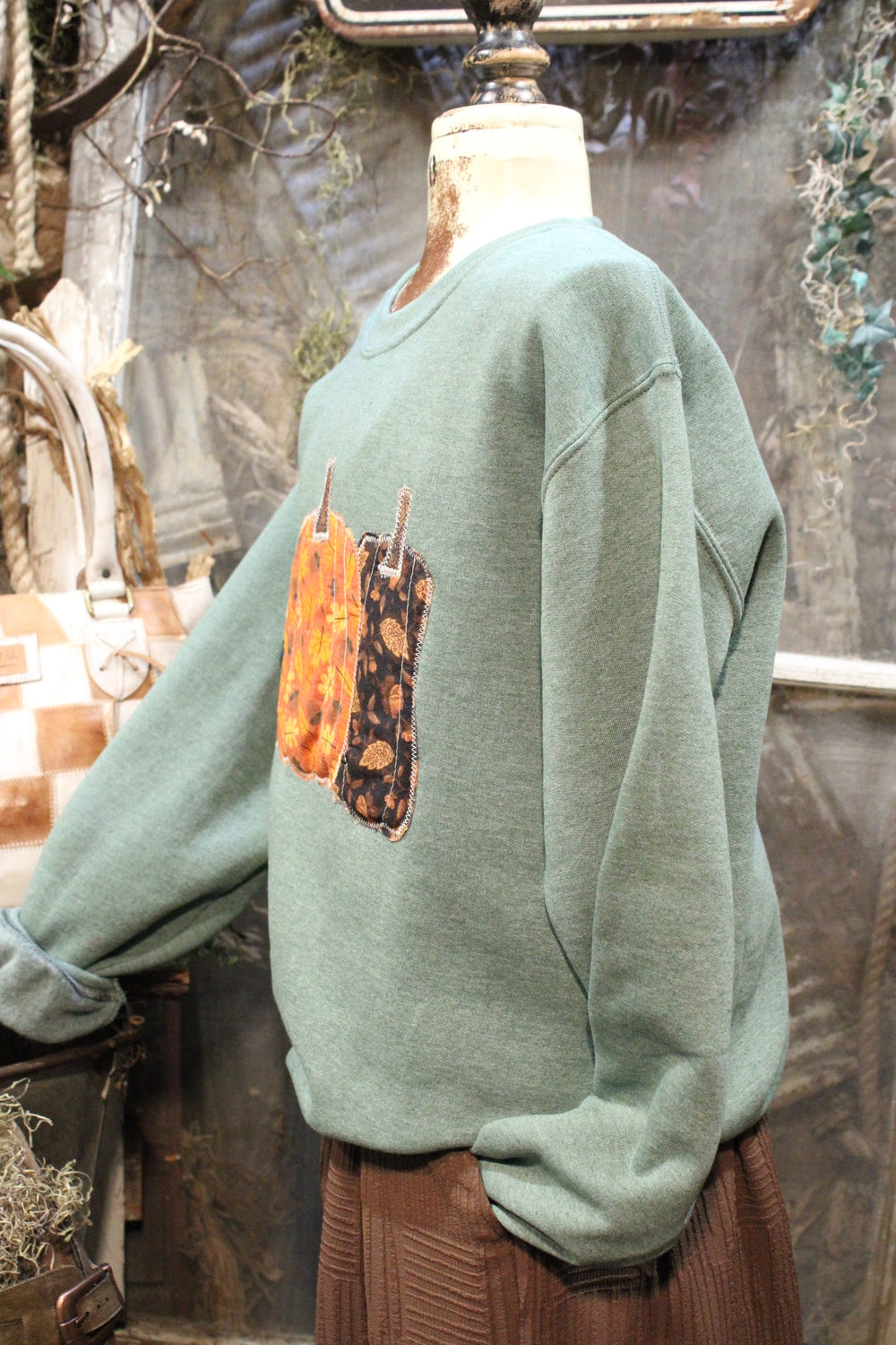 FGO Pick Of The Patch Handmade Applique Sweatshirt