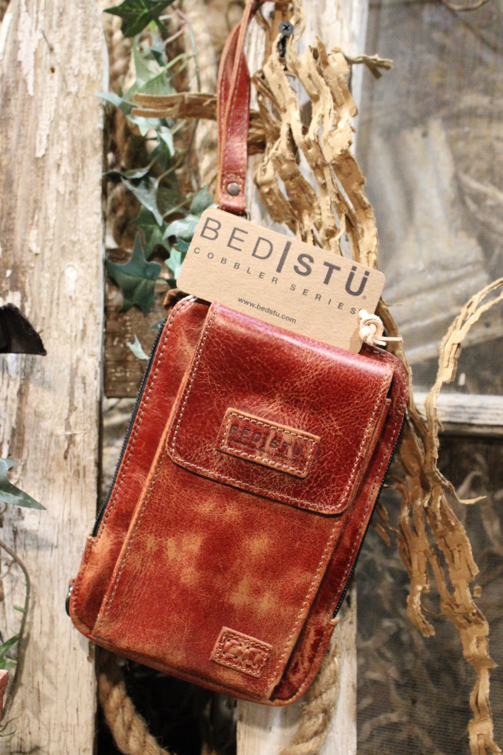 Bed|Stu Alelike Cherry Laquer Lux Handbag