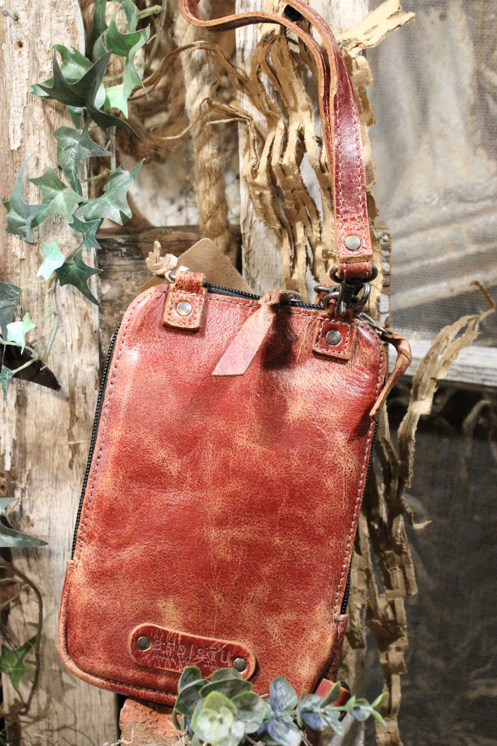 Bed|Stu Alelike Cherry Laquer Lux Handbag