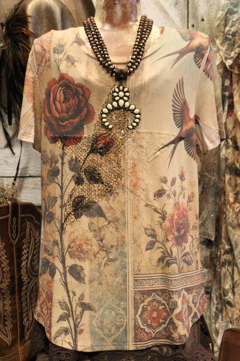 Vintage Bird Star Tee
