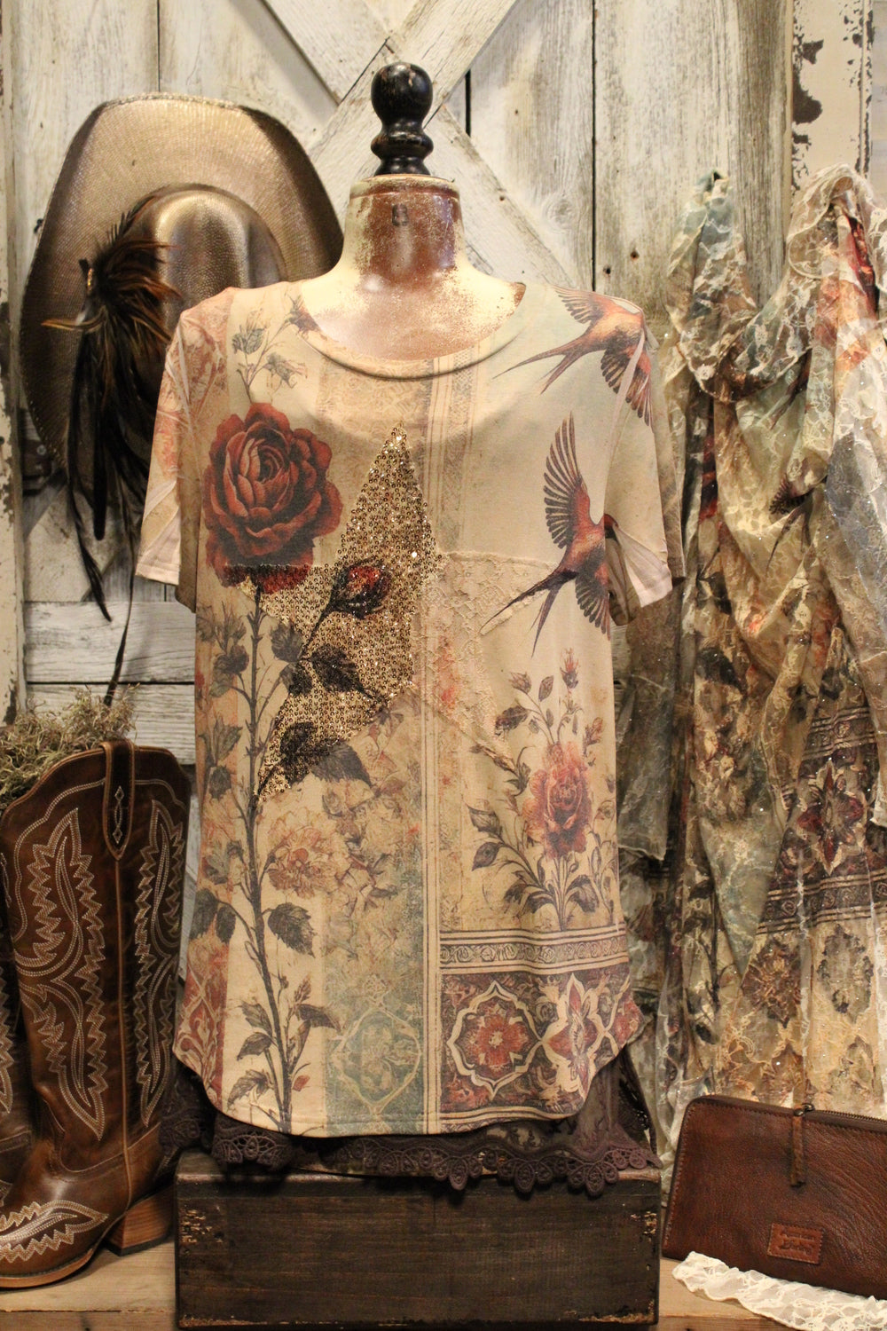 Vintage Bird Star Tee