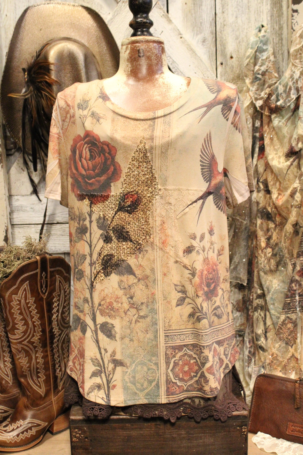 Vintage Bird Star Tee