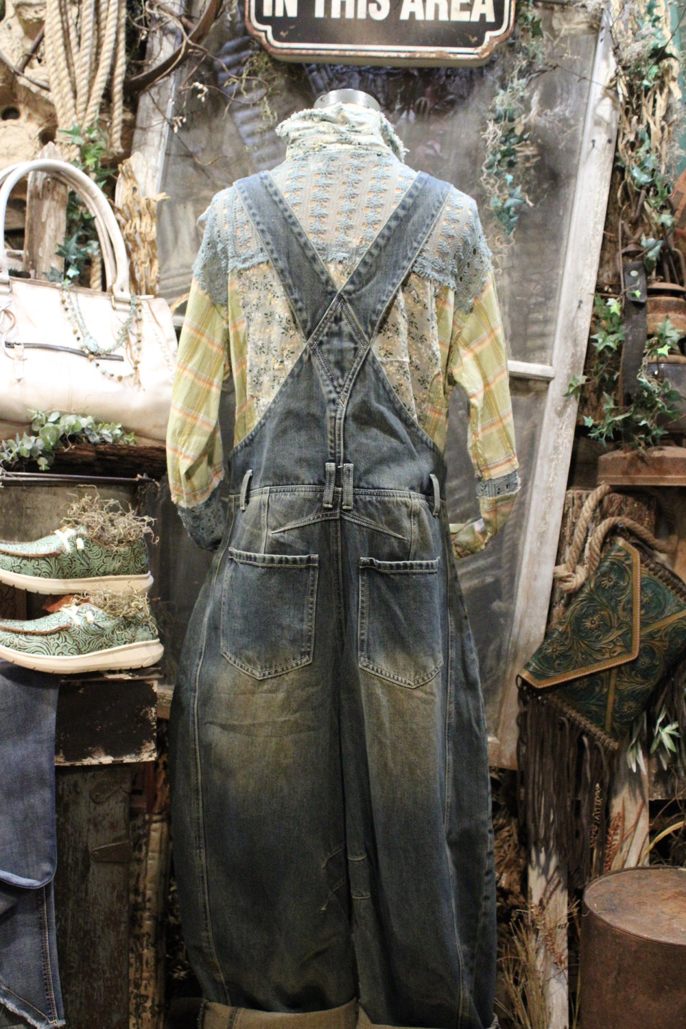 Dusty Denim Overalls