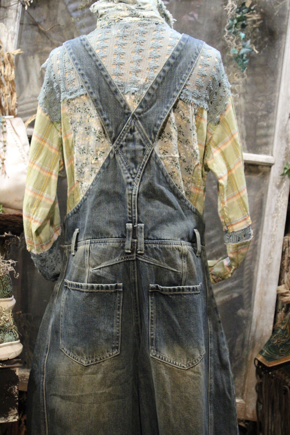 Dusty Denim Overalls
