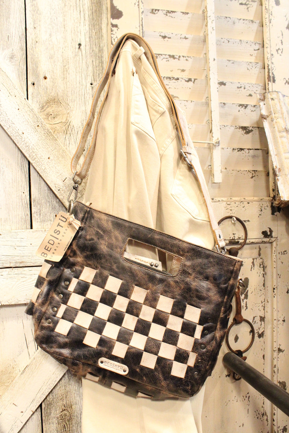 Bed|stu Orchid Black Lux Nectar Lux Handbag
