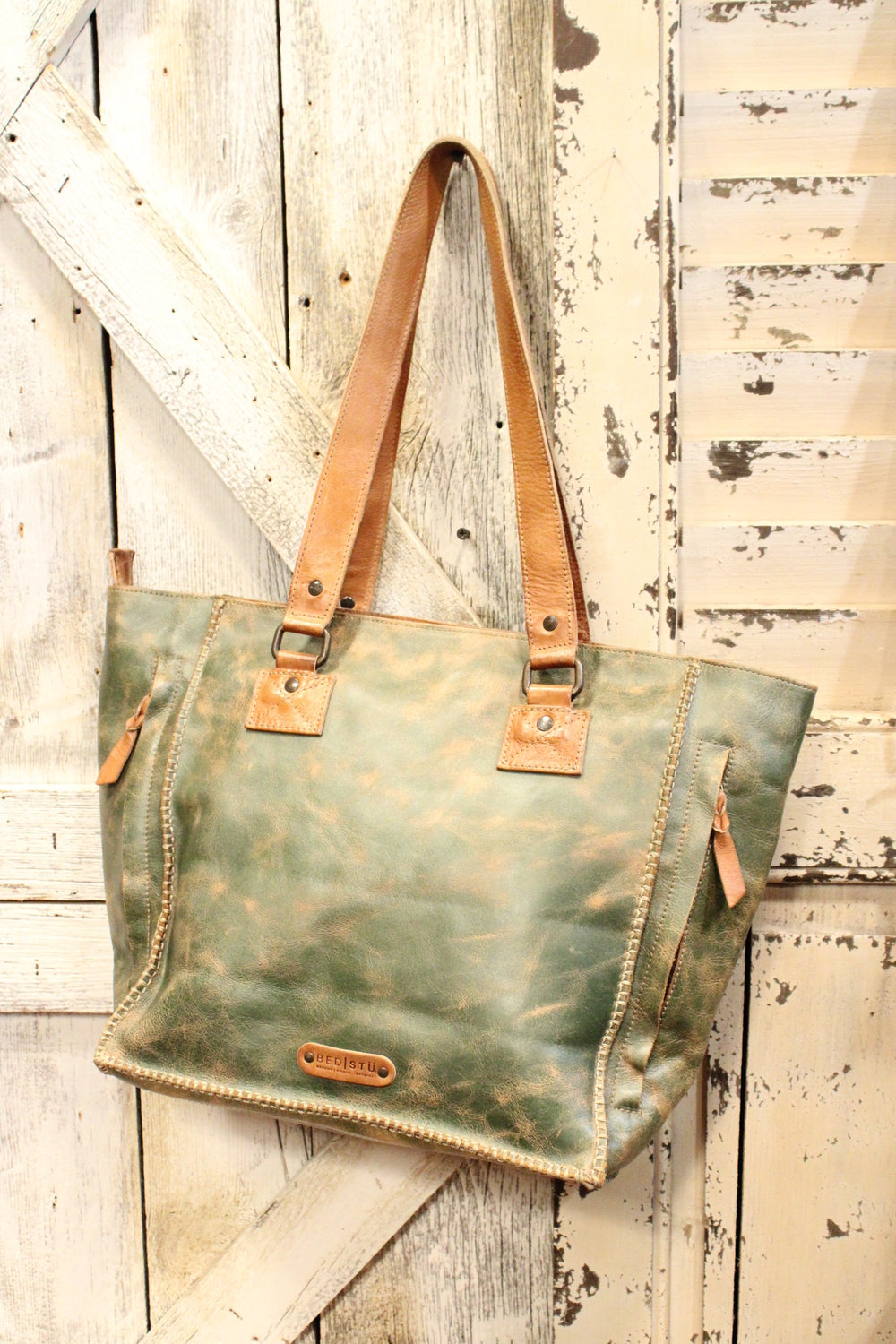 Bed|Stu Celindra Forest Lux Tan Rustic Handbag