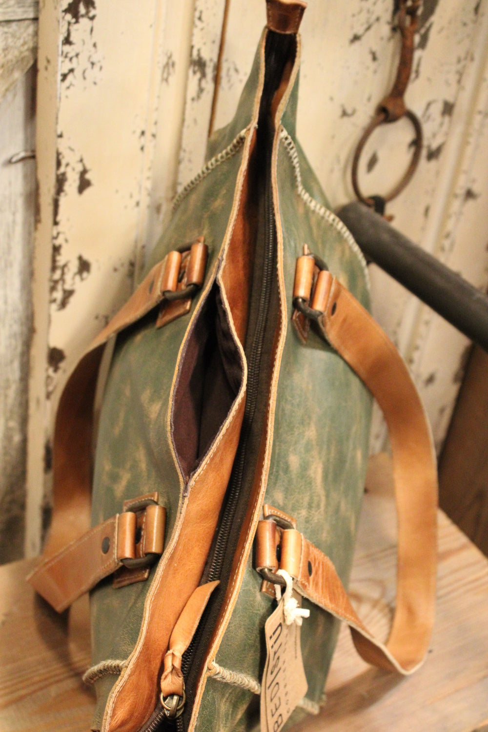 Bed|Stu Celindra Forest Lux Tan Rustic Handbag