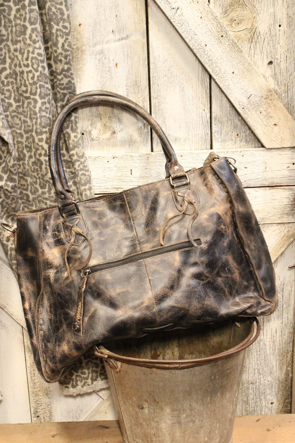 Bed|Stu Rockaway Black Lux Handbag