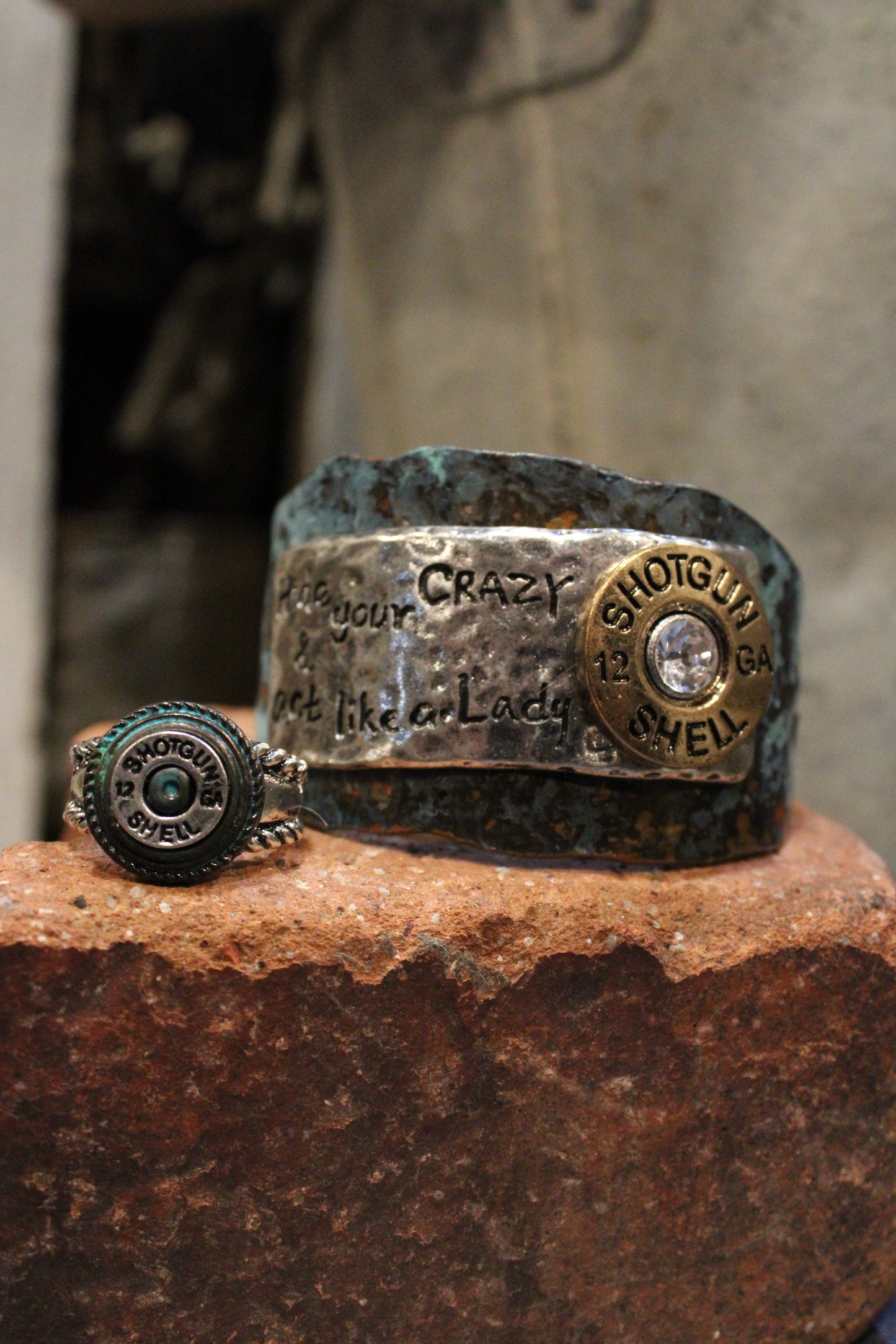 Hide Your Crazy Turquoise Cuff Bracelet