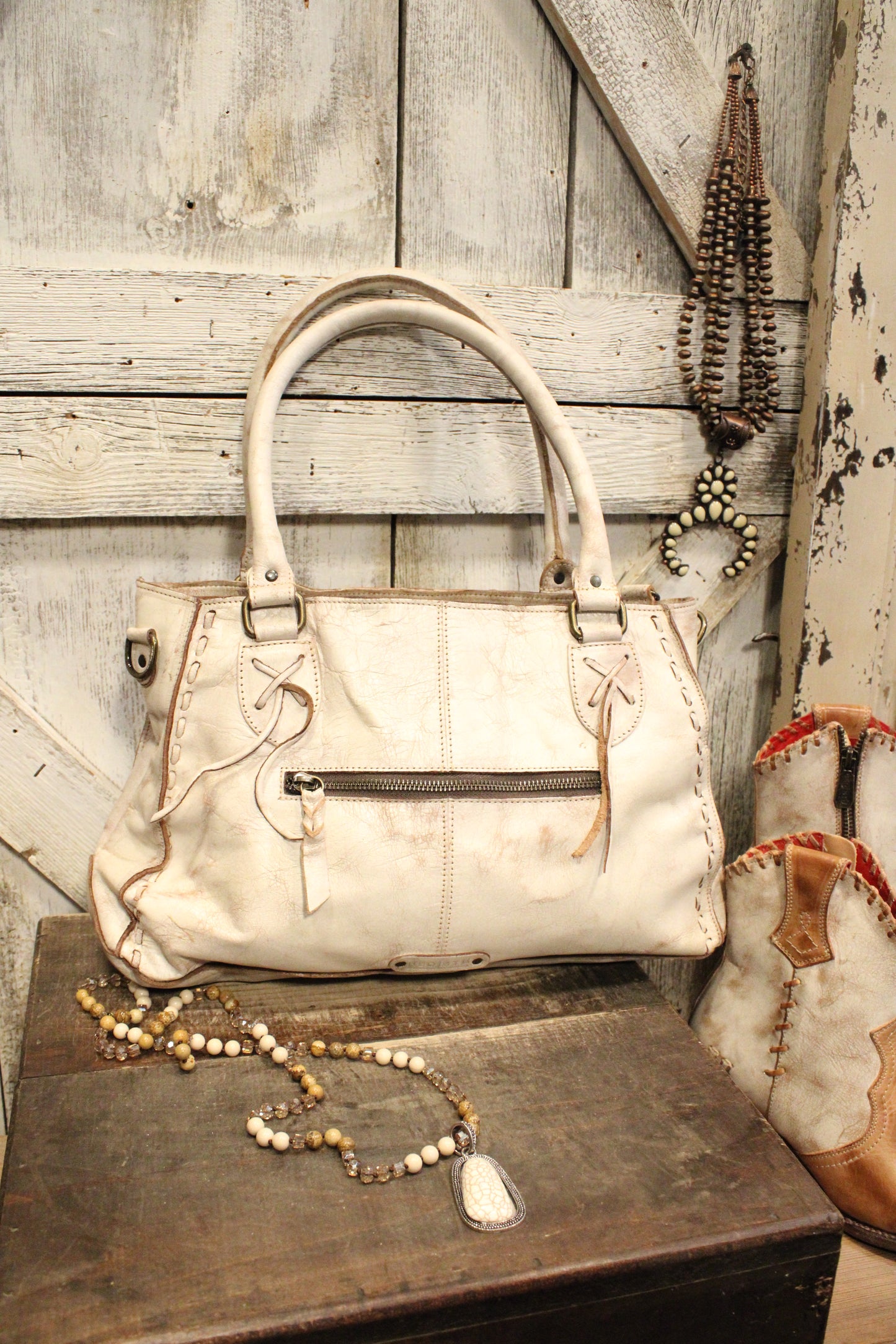 Bed|Stu Rockababy SL Nectar Lux Tan Rustic Handbag