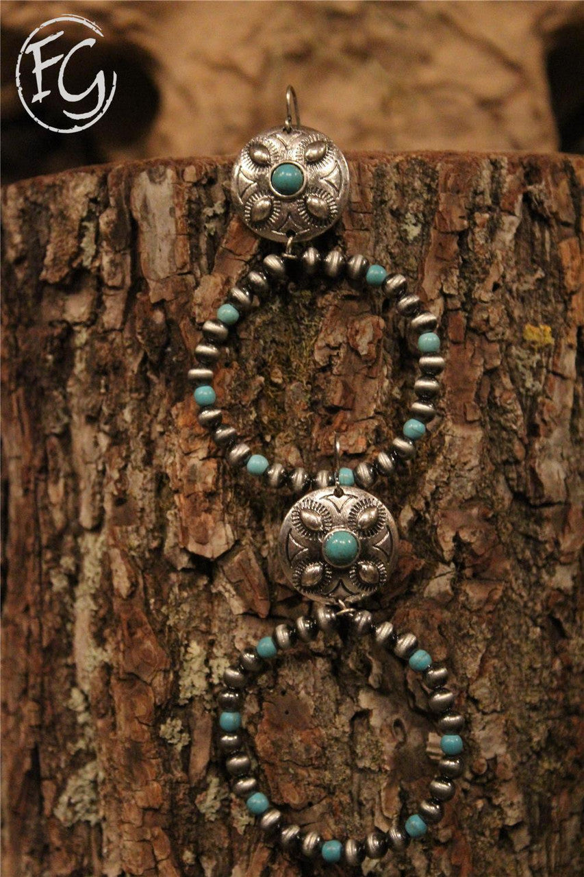 women's dangle earrings, farm girls fancy frills