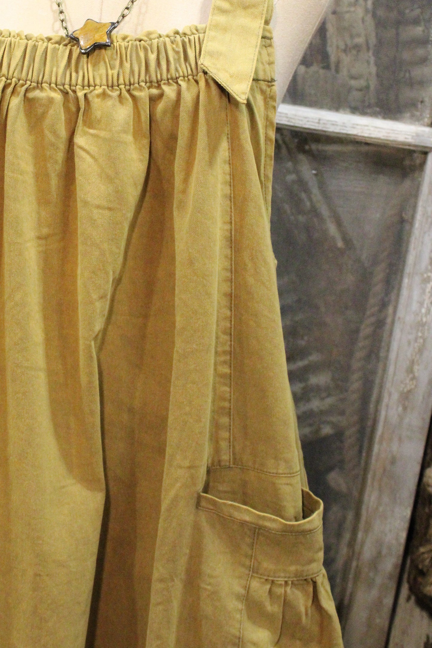 Golden Kiwi Jumper Dress
