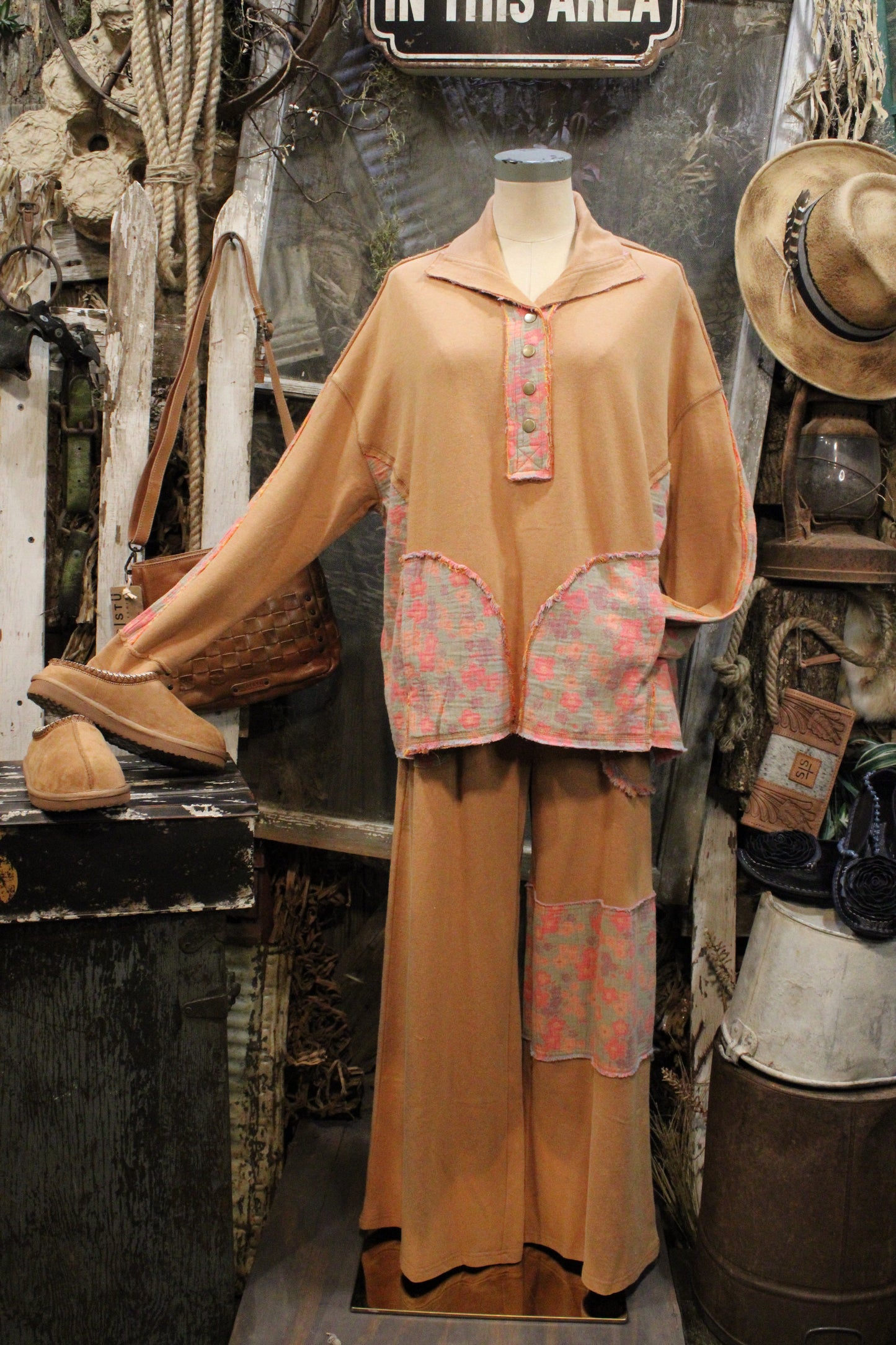 Boho Camel Sweatshirt