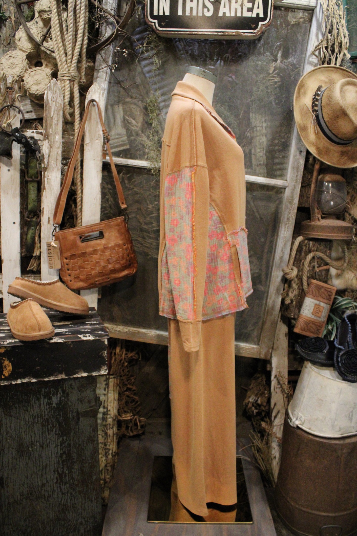 Boho Camel Sweatshirt