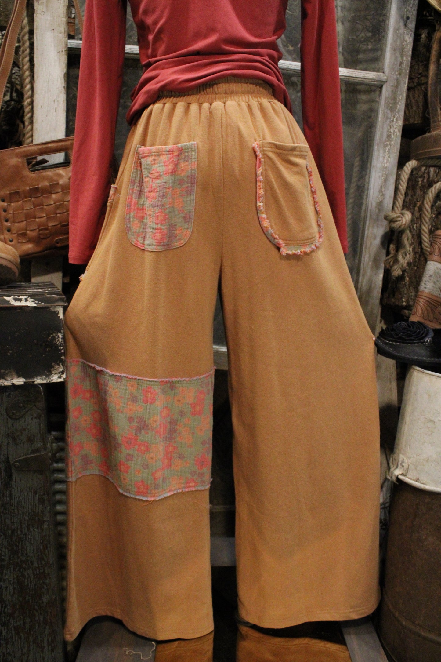 Boho Camel Pants