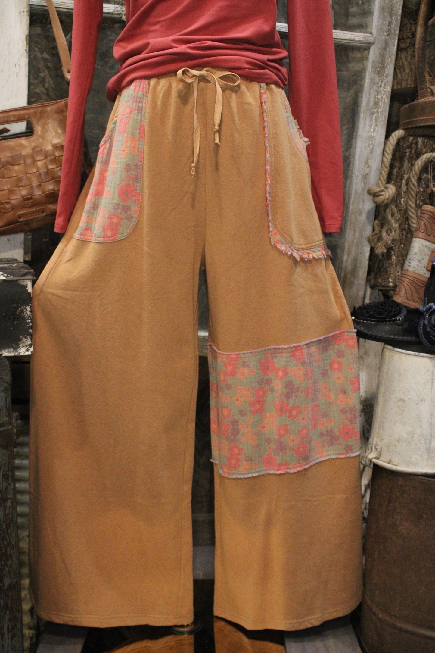 Boho Camel Pants
