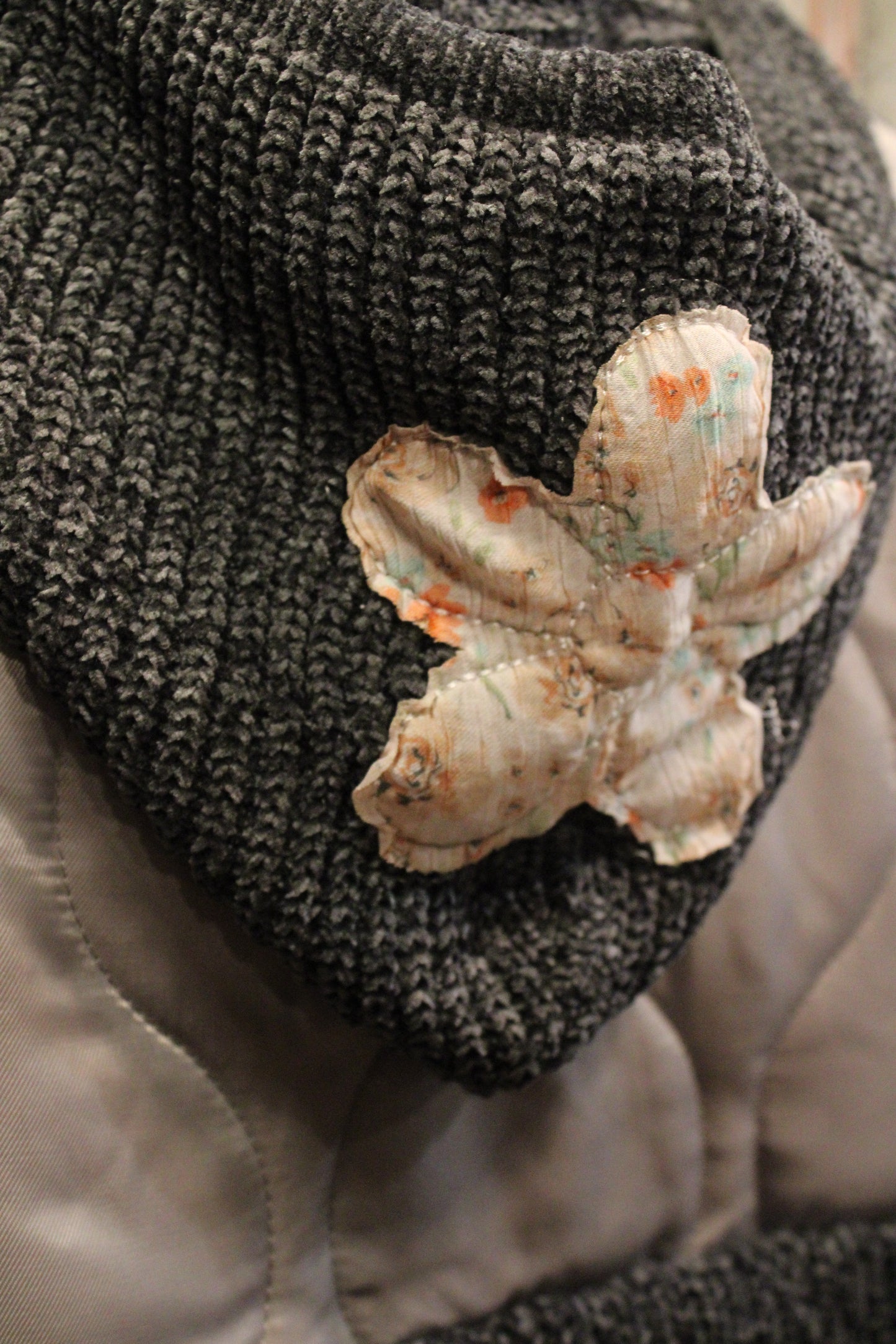 Moonflower Patchwork Bomber Jacket